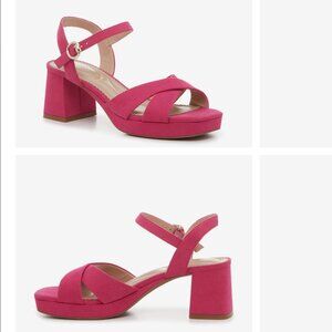 Kelly & Katie Liliena Platform Sandal Women's Size 8 Fuchsia